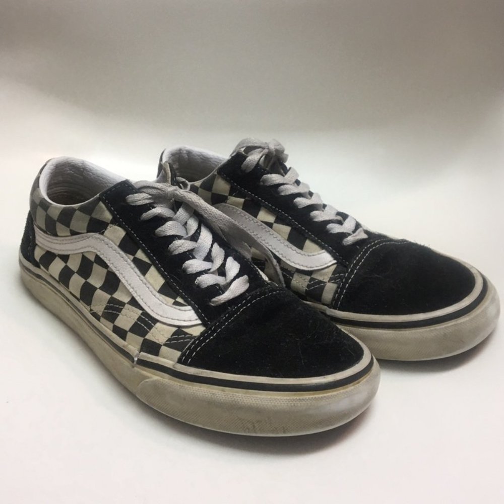 BEAT AF BLACK CHECKERED OLD SKOOLS